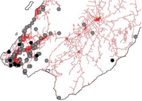 Field Trip map